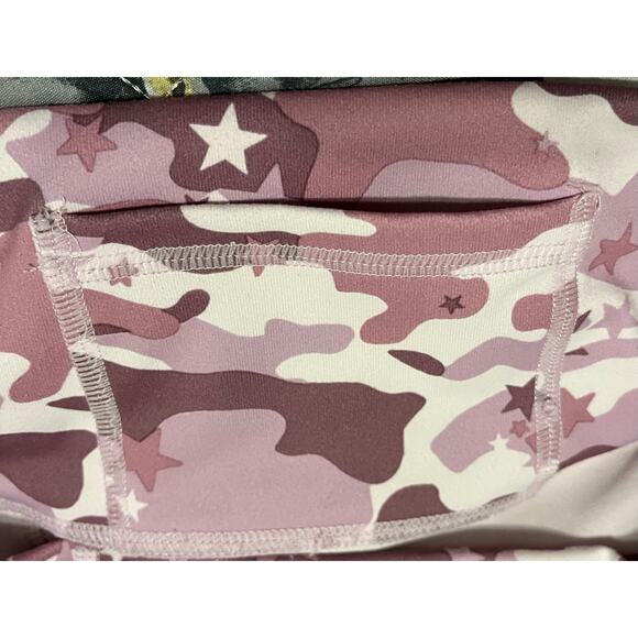 FABLETICS POWER HOLD FULL LENGTH YOGA LEGGINGS, WOMENS, S, PINK PURPLE WHITE - Picture 7 of 10